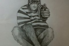 Ilustración Lápiz sobre papel, 2012 -  Illustration. Pencil on paper,  2012