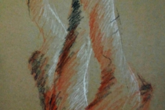 Primavera. Técnica mixta sobre papel, 2014 - Spring. Mixed  media on paper, 2014