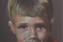Retrato de Pablo L.V. (En colección particular) Pastel sobre Papel, 2016 - Portrait of Pablo L. V. (In private collection) Pastel on Paper, 2016