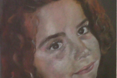 Retrato de Marina L.V. (En colección particular) Pastel sobre Papel, 2016- Portrait of Marina L. V. (In private collection) Pastel on Paper, 2016