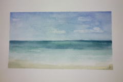 Acuarela sobre papel. 25 x30  (en colección particular). Enero de 2015  -  Watercolor on paper. 25 x 30 (in private collection). January 2015