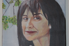 Retrato mamá, 25x30. Oleo sobre tela, 2013 - Portrait Mom, 25x30. Oil on Fabric, 2013