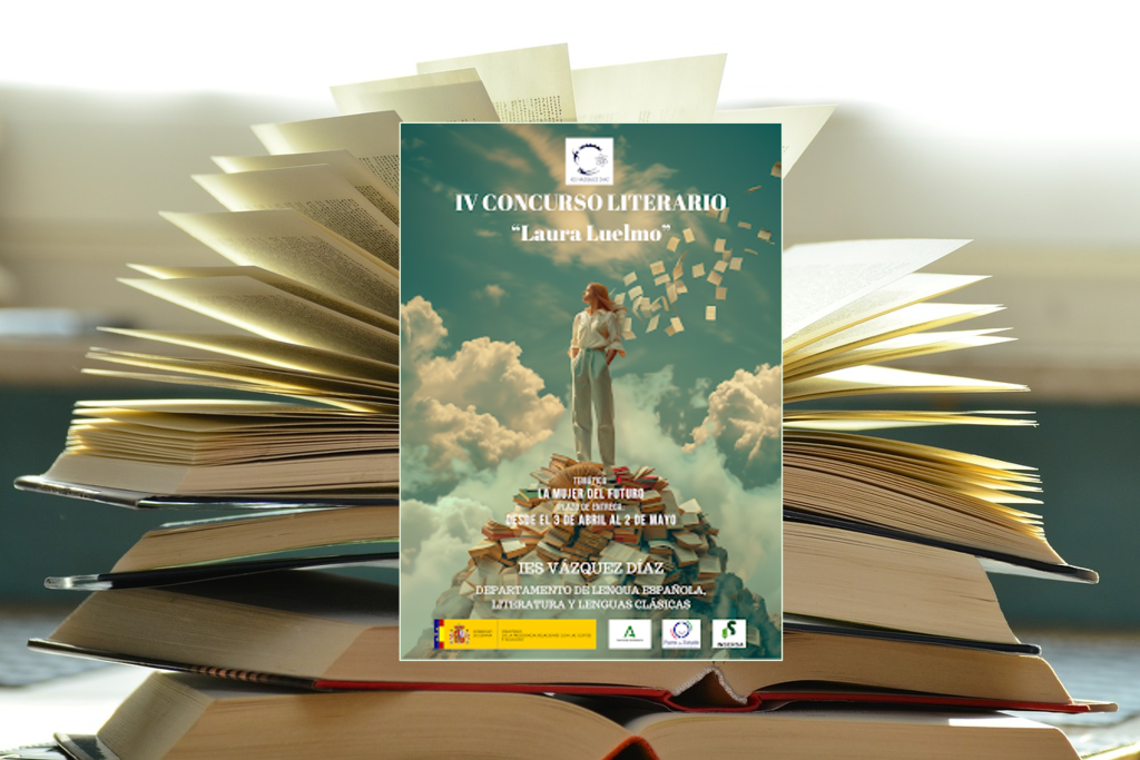 IV Concurso Literario "Laura Luelmo"- Cartel de la convocatoria - IES Vázquez Díaz